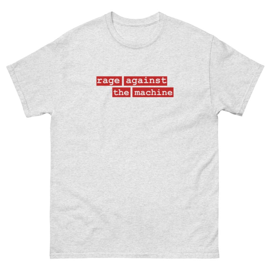 Rage Against the Machine Rage Stencil Type Unisex classic tee