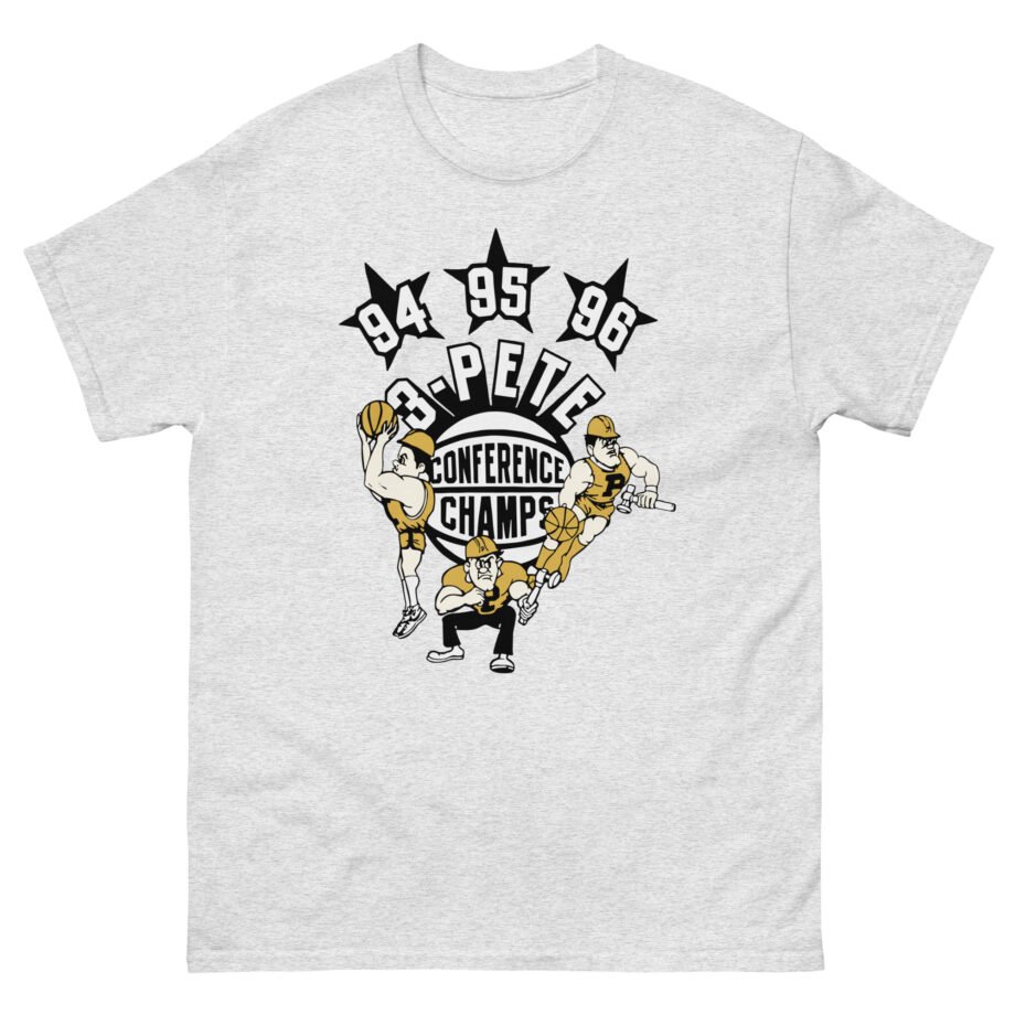 Purdue 3-pete Conference Champs Unisex classic tee