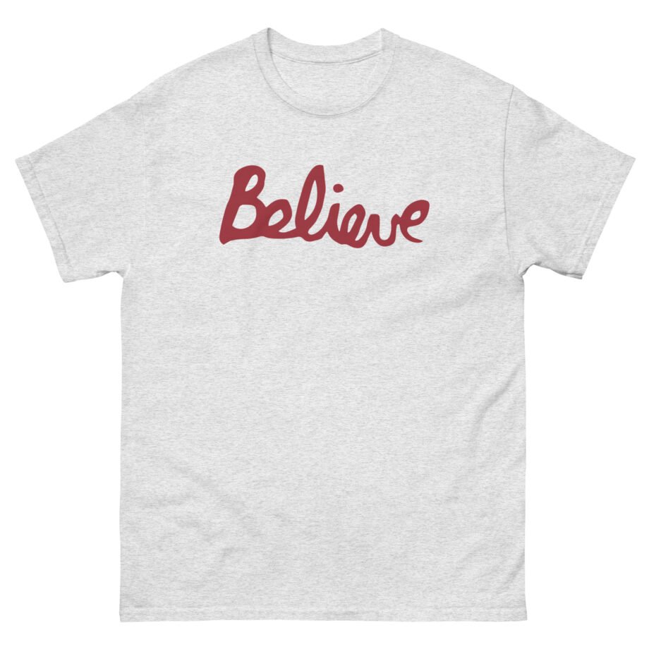 Valencia Believe Cursive Unisex classic tee