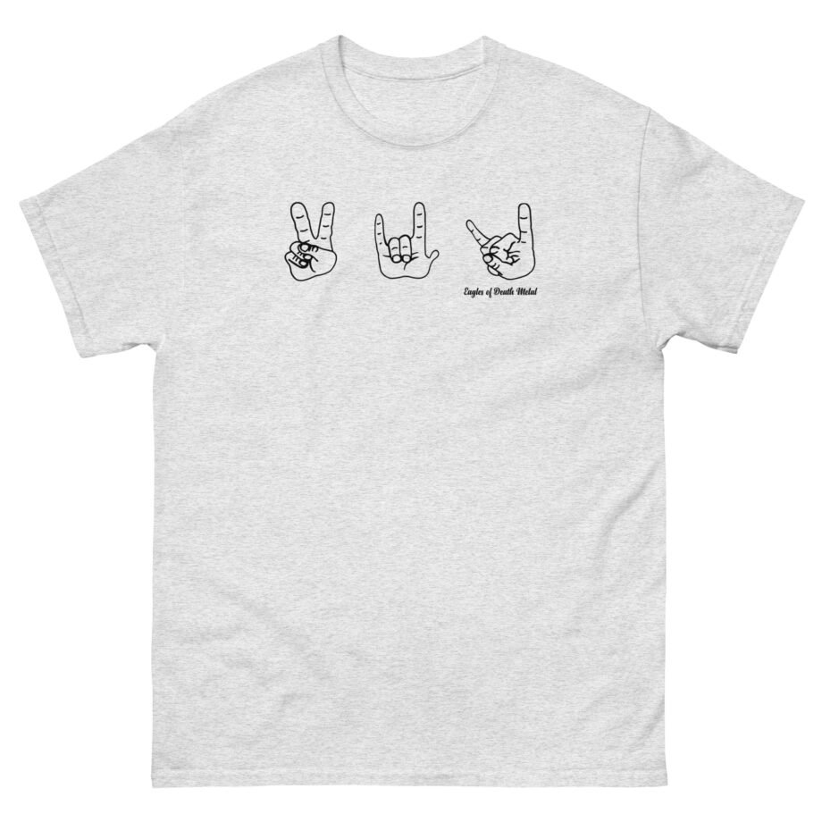 Eagles of Death Metal Peace Love Unisex classic tee