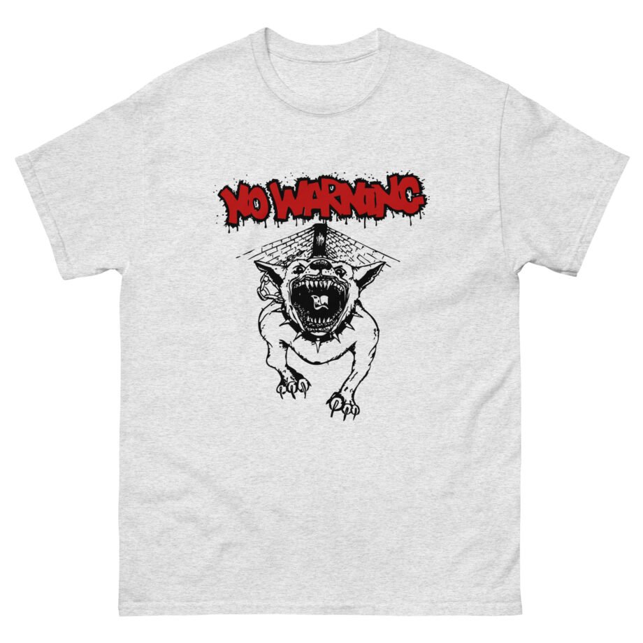No Warning pitbull Unisex classic tee