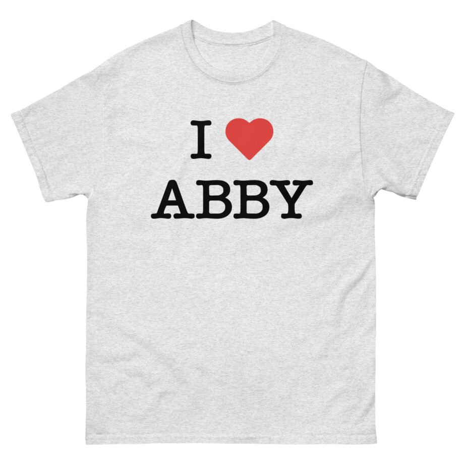 Jon Marianek I Love Abby Unisex classic tee