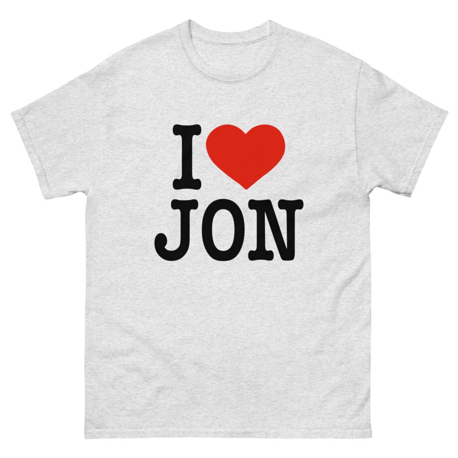 Jon Marianek I Love Jon Unisex classic tee