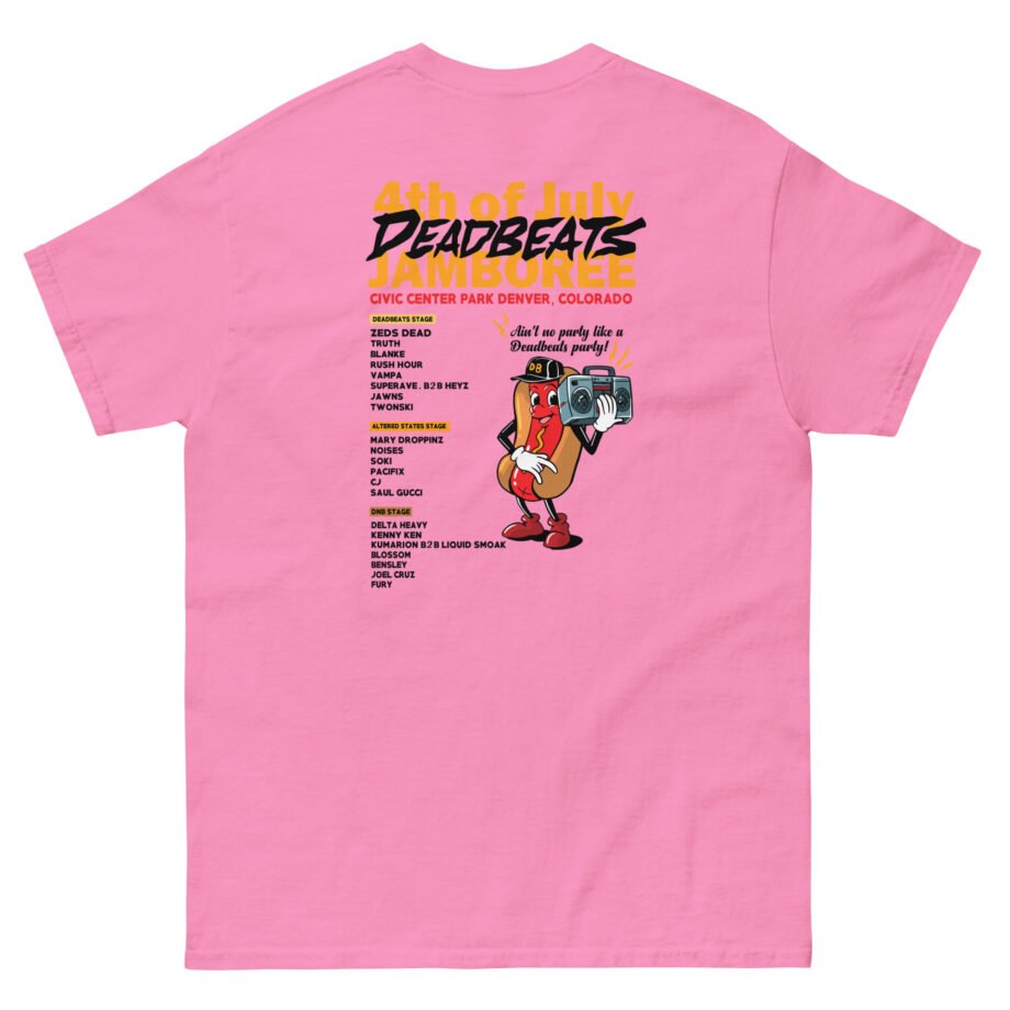 Deadbeats Jamboree Hot Dog Unisex classic tee