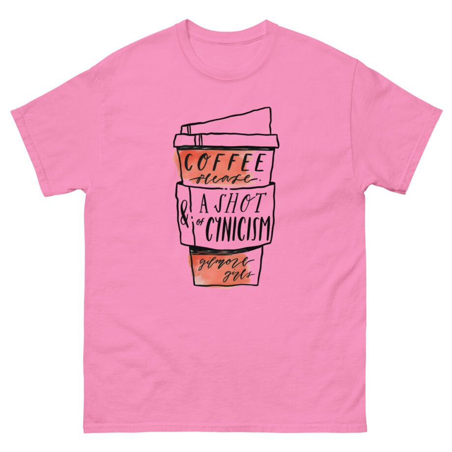 Gilmore Girls Coffee Please & a Shot of Cynicism Unisex classic tee