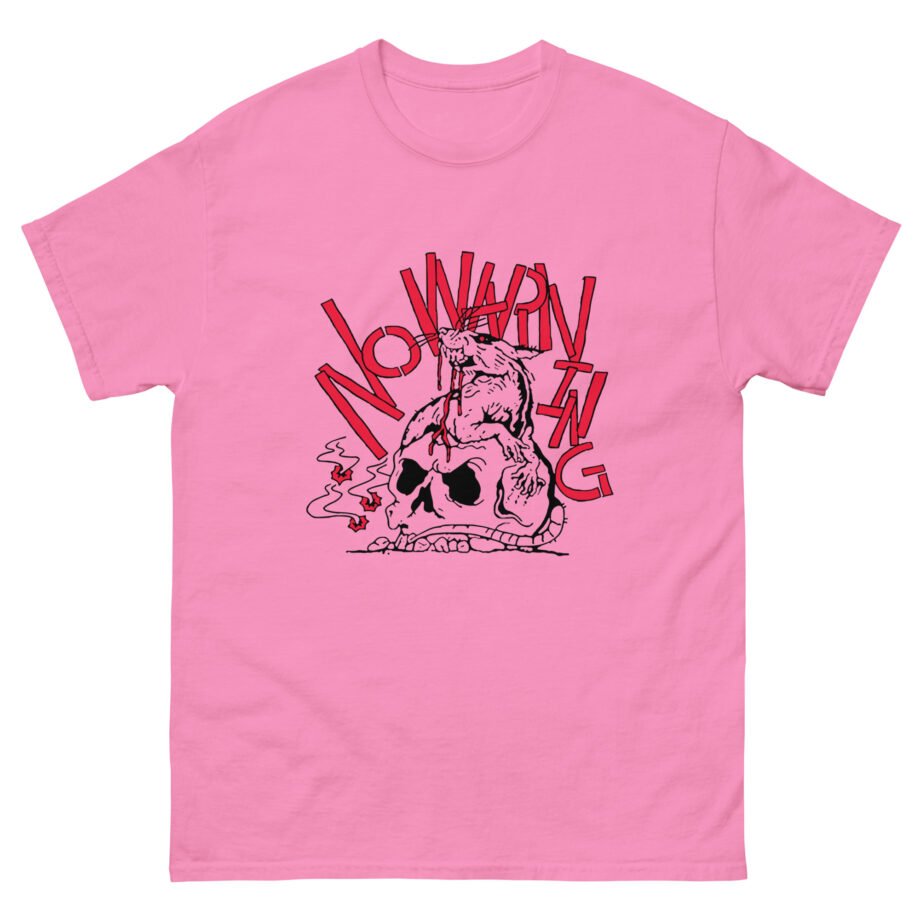 No Warning Rat Skull Unisex classic tee