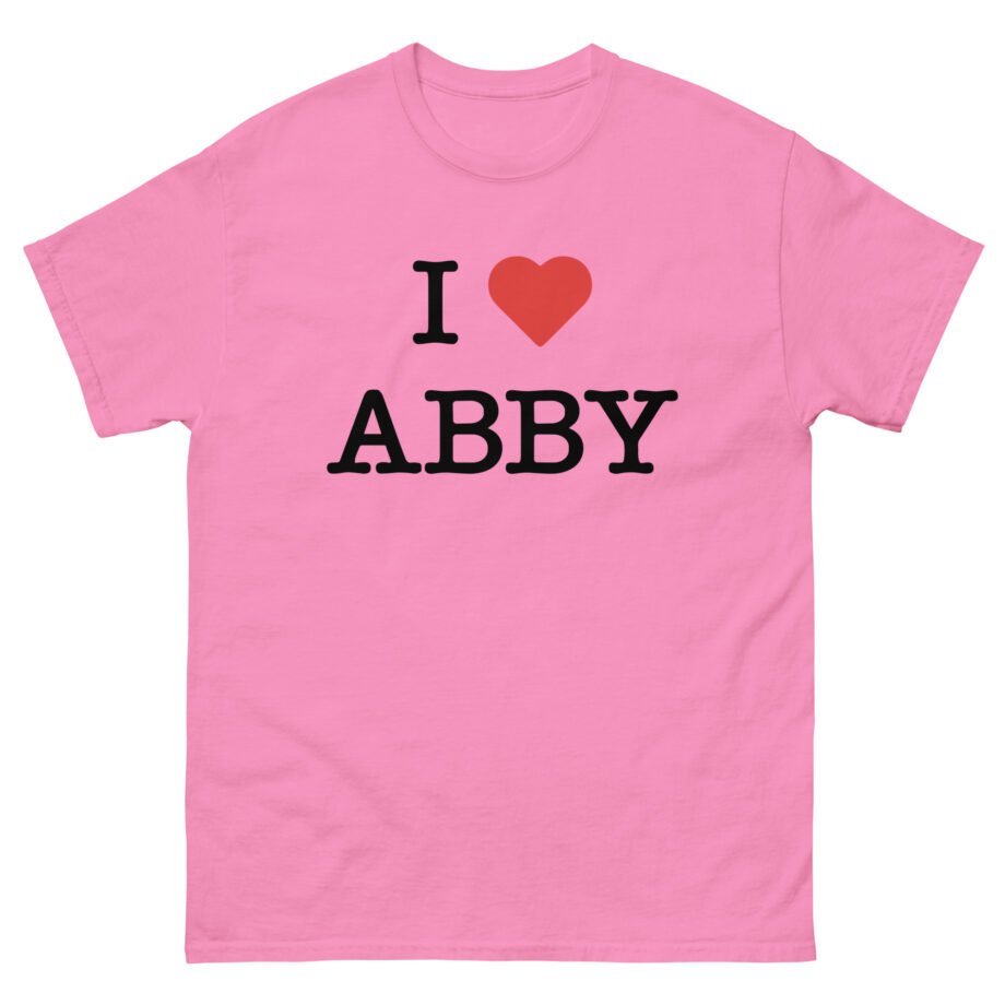 Jon Marianek I Love Abby Unisex classic tee