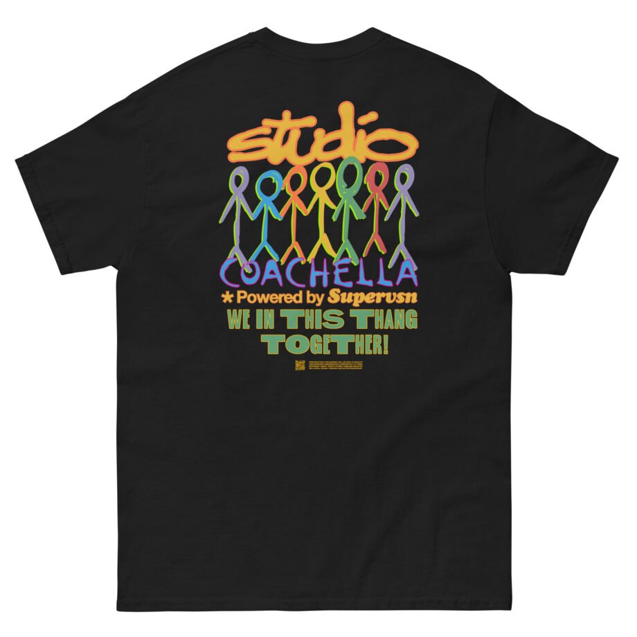 Coachella STUDIO Powered By SUPERVSN x Coachella Unisex classic tee