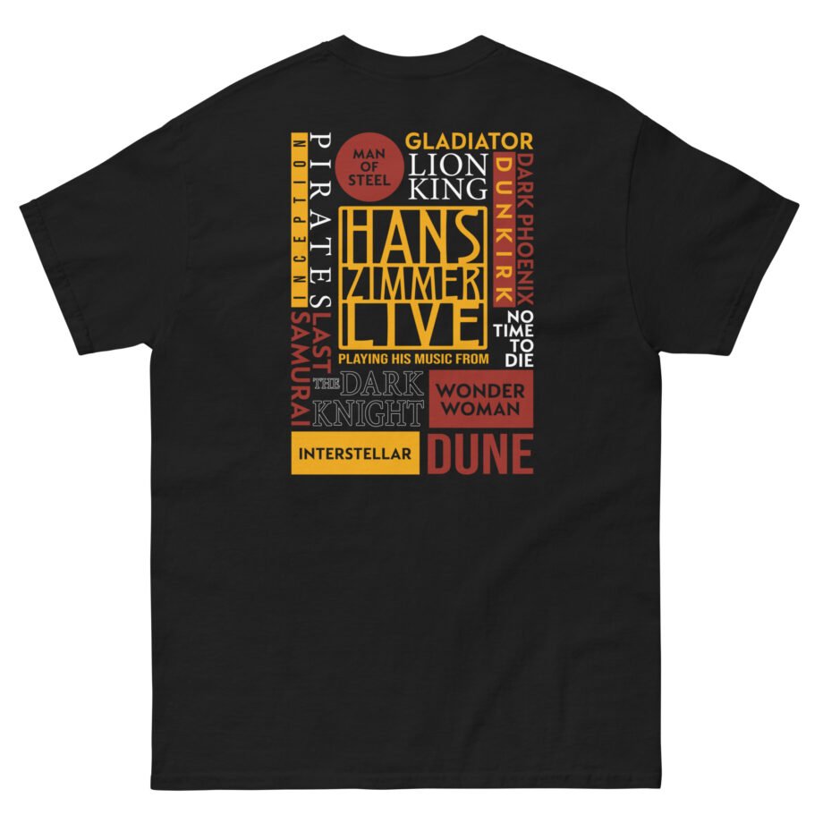 Hans Zimmer Titles Unisex classic tee