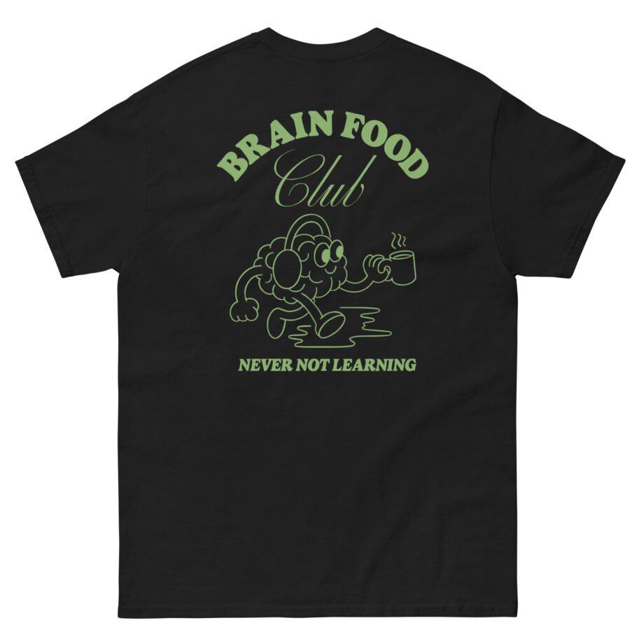 Wissen Weekly BRAIN FOOD CLUB Unisex classic tee