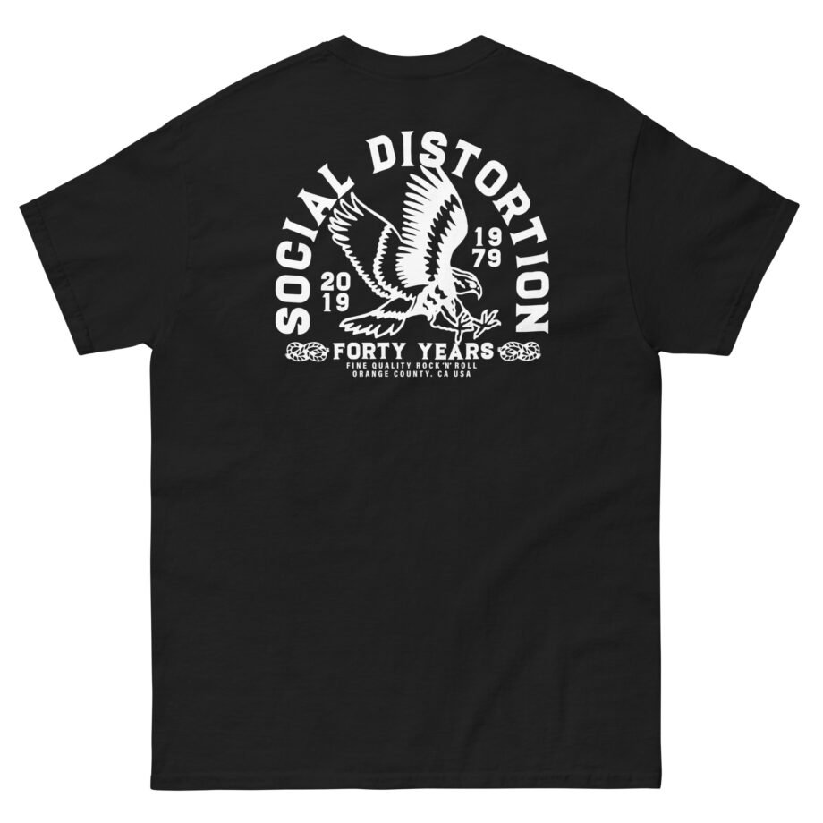 Social Distortion Eagle 40 Year Unisex classic tee