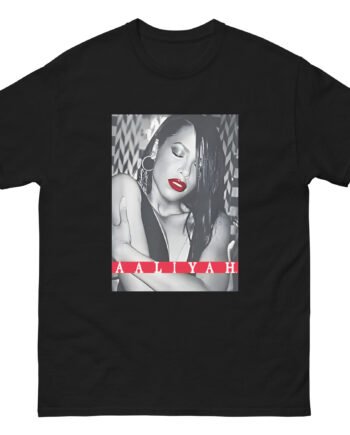 Aaliyah Red Lips Unisex classic tee