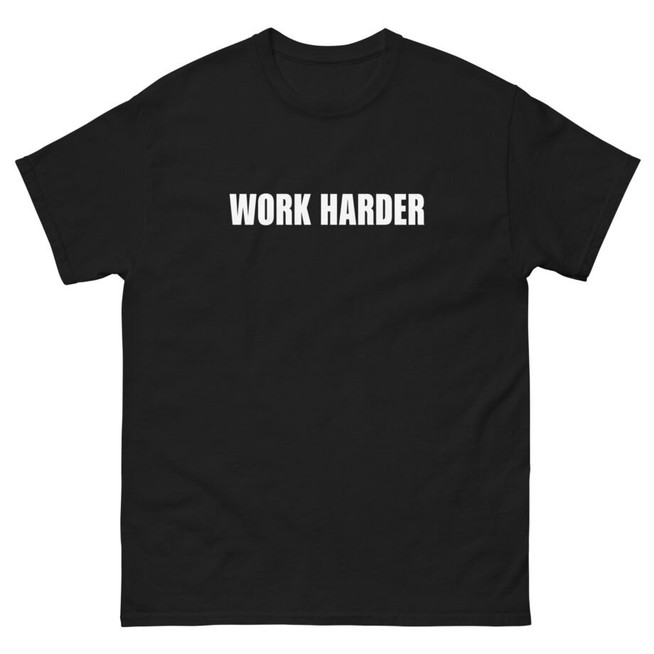 Casey Neistat Work Harder Unisex classic tee