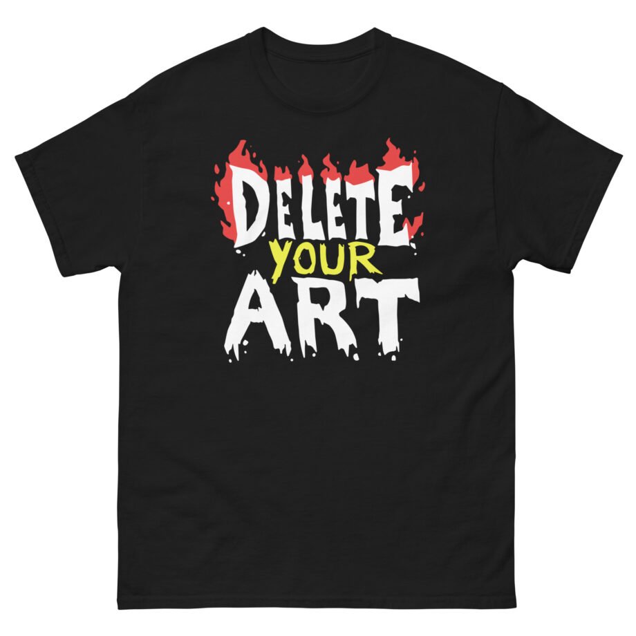 Drawfee Delete Your Art Unisex classic tee