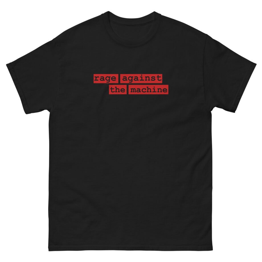 Rage Against the Machine Rage Stencil Type Unisex classic tee