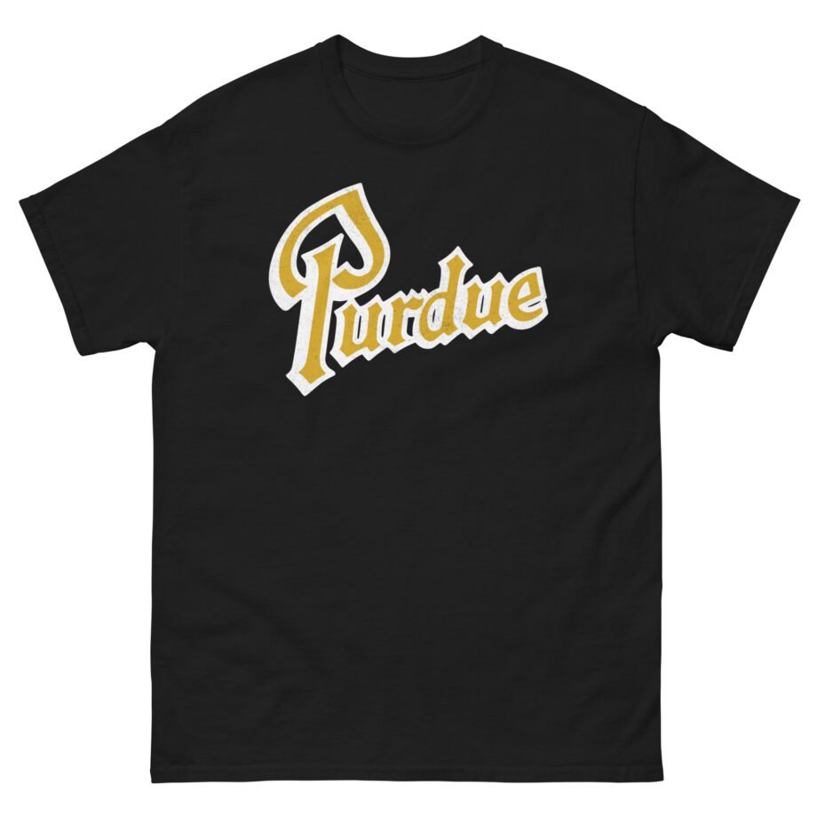 Purdue Drum Script Unisex classic tee