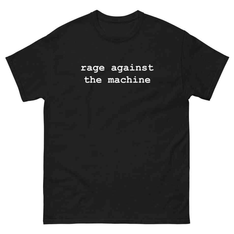 Rage Against the Machine Typewriter Molotov Unisex classic tee