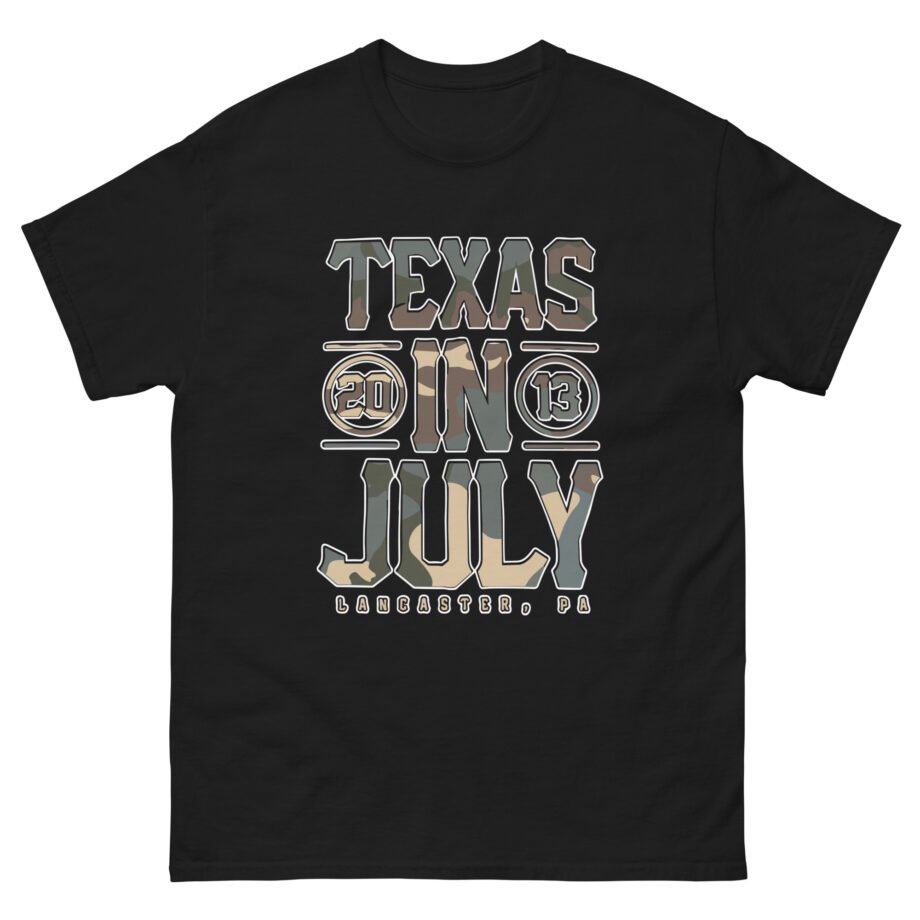 Texas in July 2013 Unisex classic tee