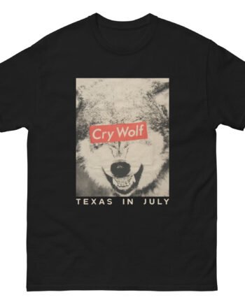 Texas in July Cry Wolf Concert Tour Unisex classic tee