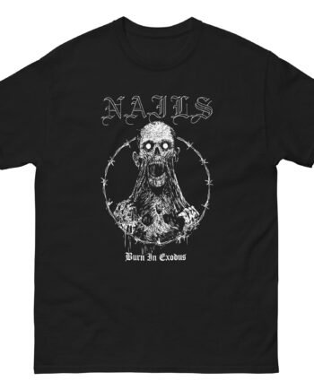 Warhound Vintage Nails Burn in Exodus Unisex classic tee
