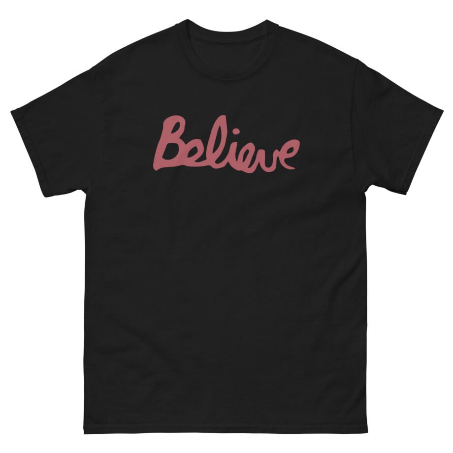 Valencia Believe Cursive Unisex classic tee