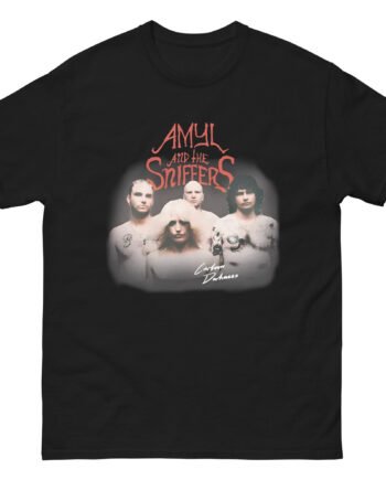 Amyl and the Sniffers Band Photo Logo Unisex classic tee