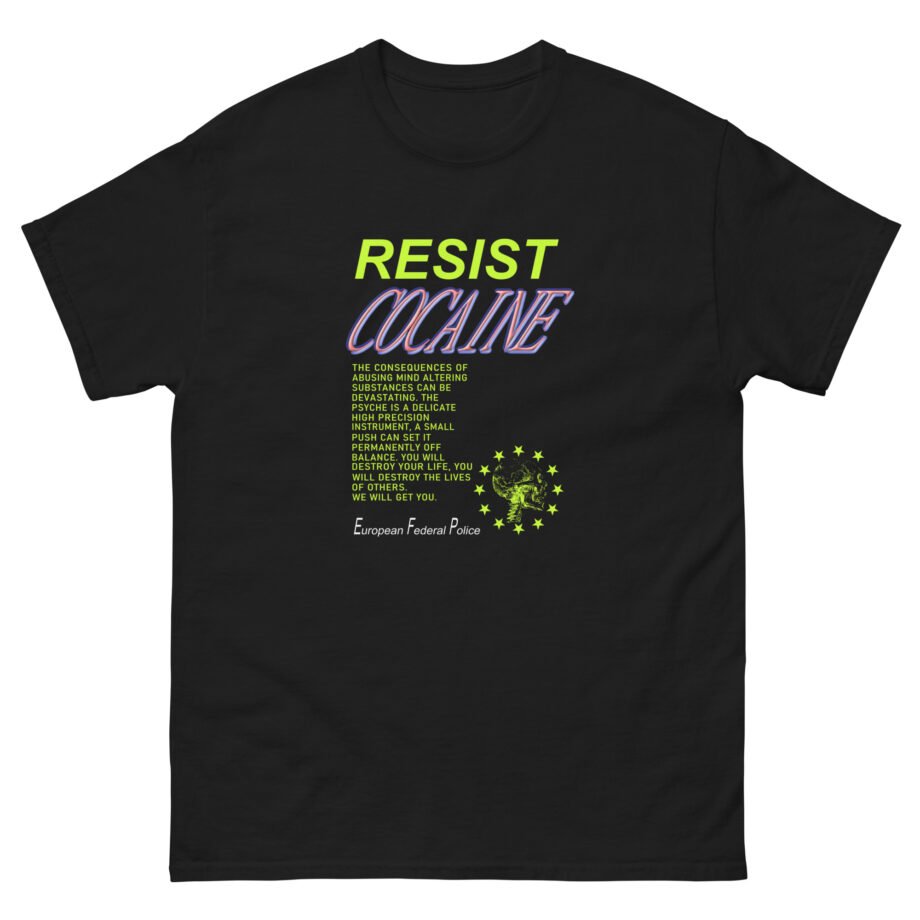 Cruelty Squad Resist Cocaine Unisex classic tee