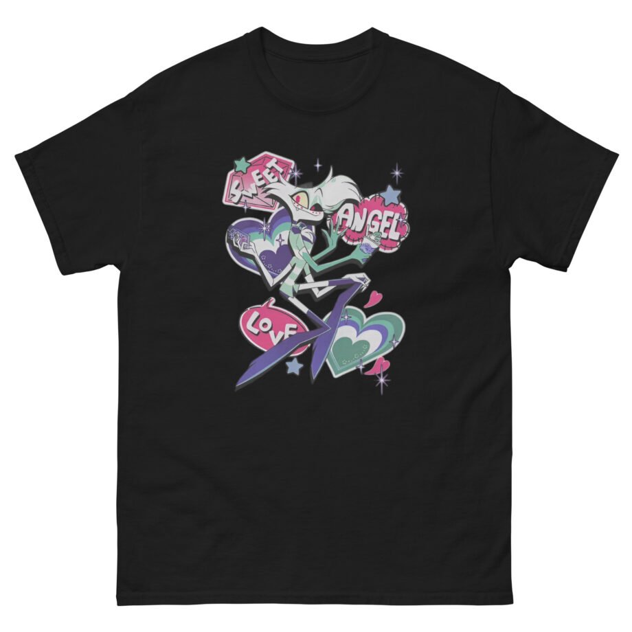 Hazbin Hotel Sweet Angel Love Angel Dust Unisex classic tee