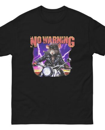 No Warning Biker Rat Unisex classic tee