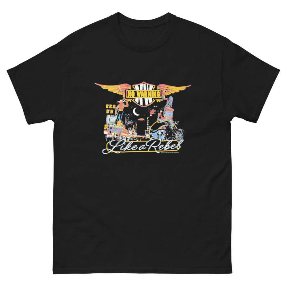 No Warning Like a Rebel Unisex classic tee