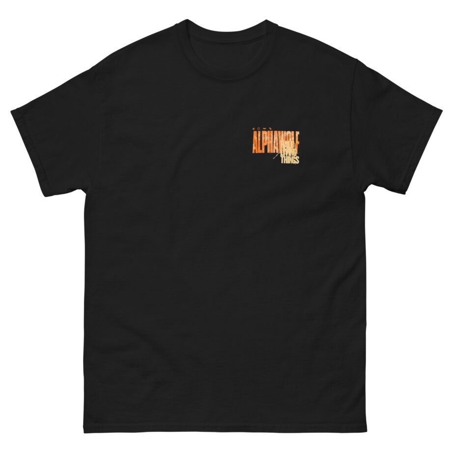 Alpha Wolf Clock Unisex classic tee