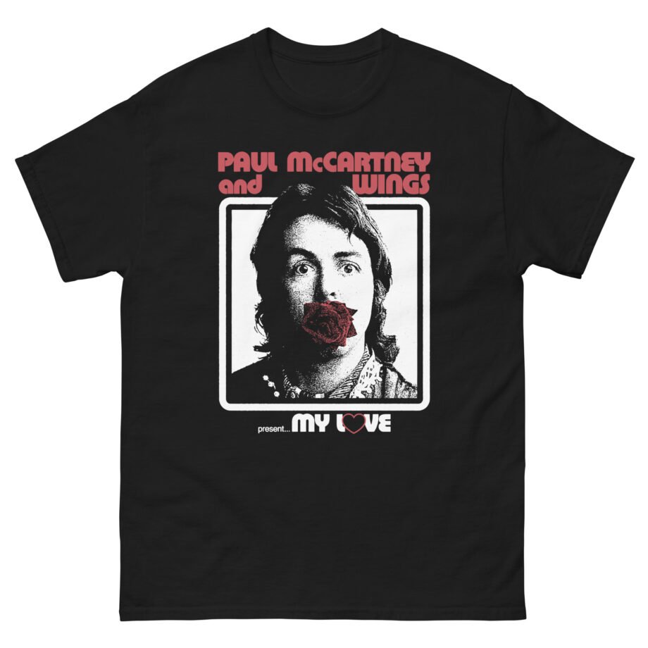 Wings Red Rose Unisex classic tee