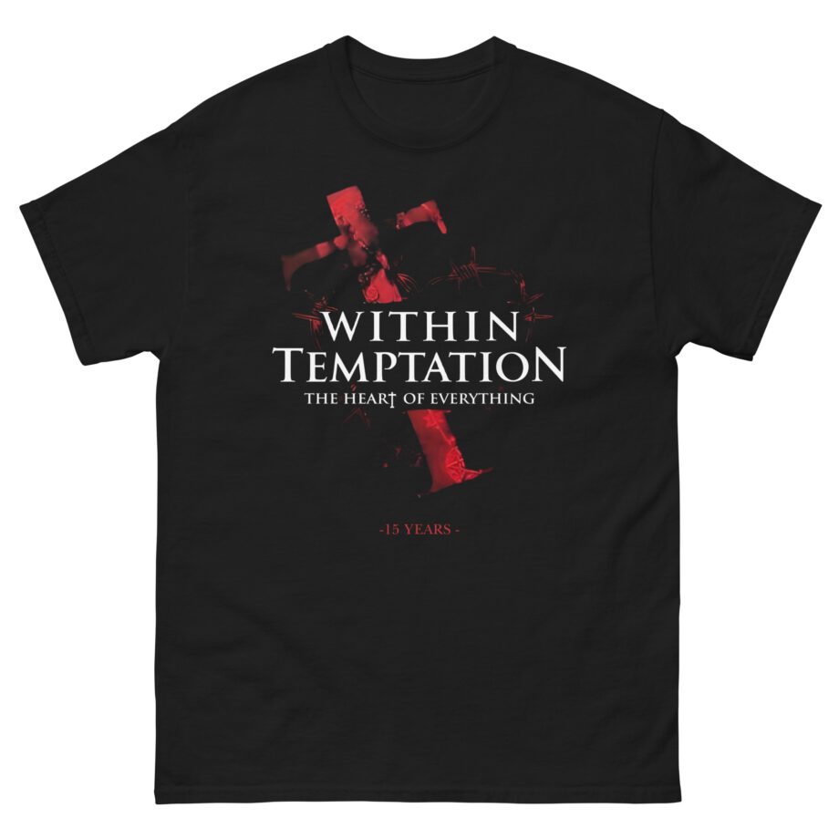 Within Temptation Heart Cross Unisex classic tee