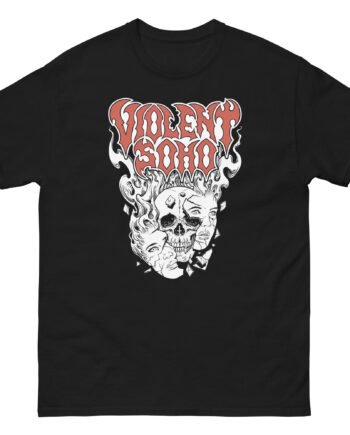 Violent Soho Murdoch Skull Unisex classic tee