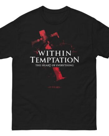 Within Temptation Heart Cross Unisex classic tee