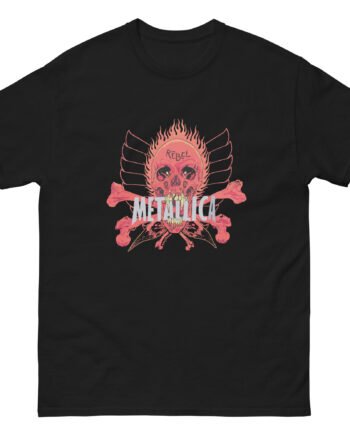 Fede Vigevani Vintage 90s Metallica Pushead Rebel Skull Unisex classic tee