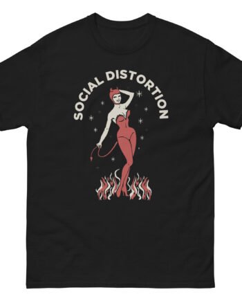 Social Distortion Devil Pinup Unisex classic tee