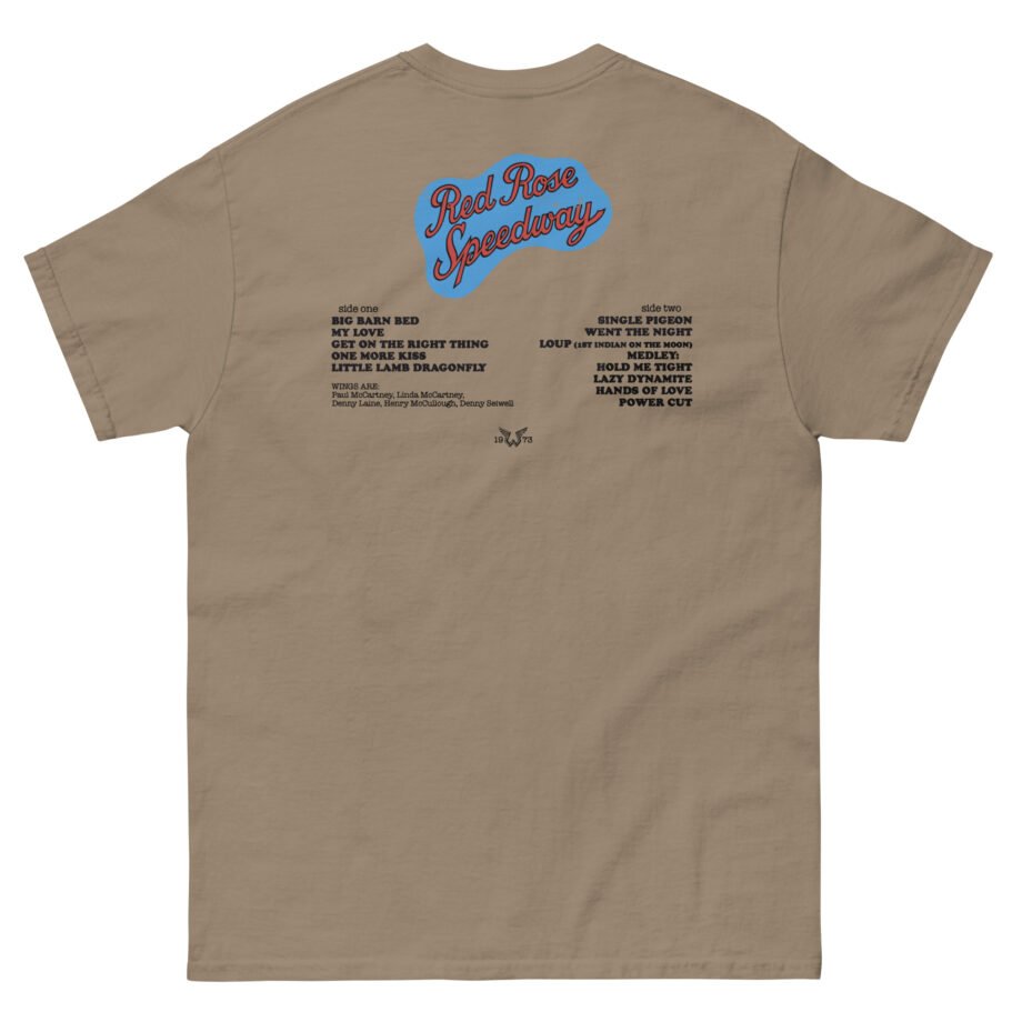 Wings Red Rose Unisex classic tee