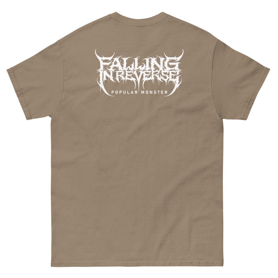 Falling in Reverse Popular Monster Cover and Back Logo Unisex classic tee