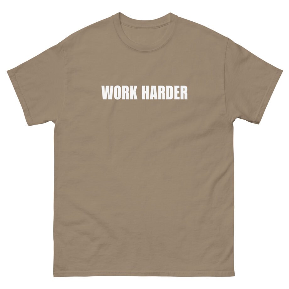 Casey Neistat Work Harder Unisex classic tee