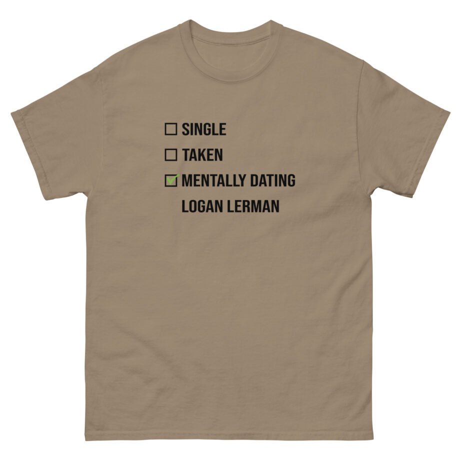 Mentally Dating Logan Lerman Unisex classic tee