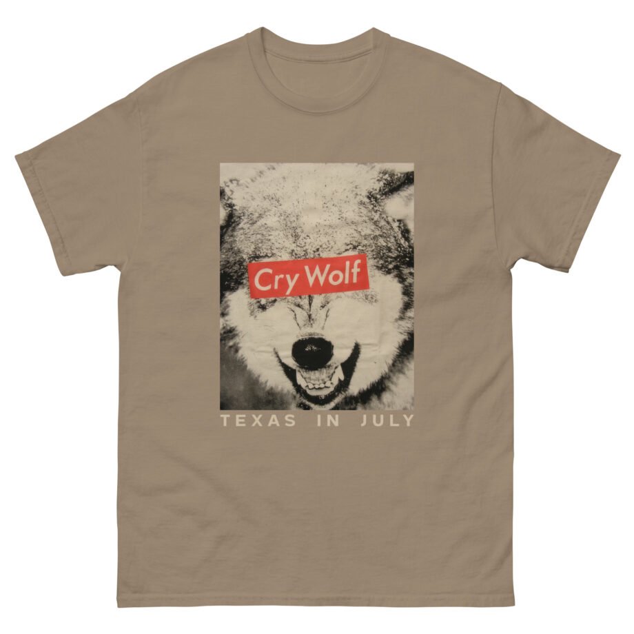 Texas in July Cry Wolf Concert Tour Unisex classic tee