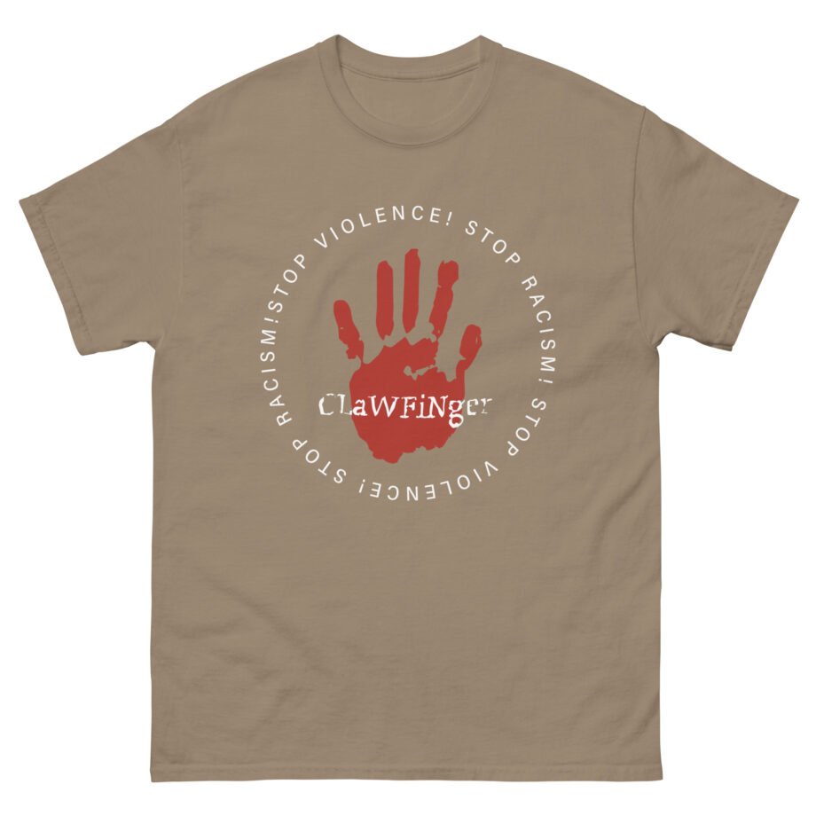 Clawfinger Stop Racism Stop Violence Unisex classic tee