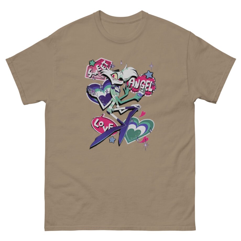 Hazbin Hotel Sweet Angel Love Angel Dust Unisex classic tee