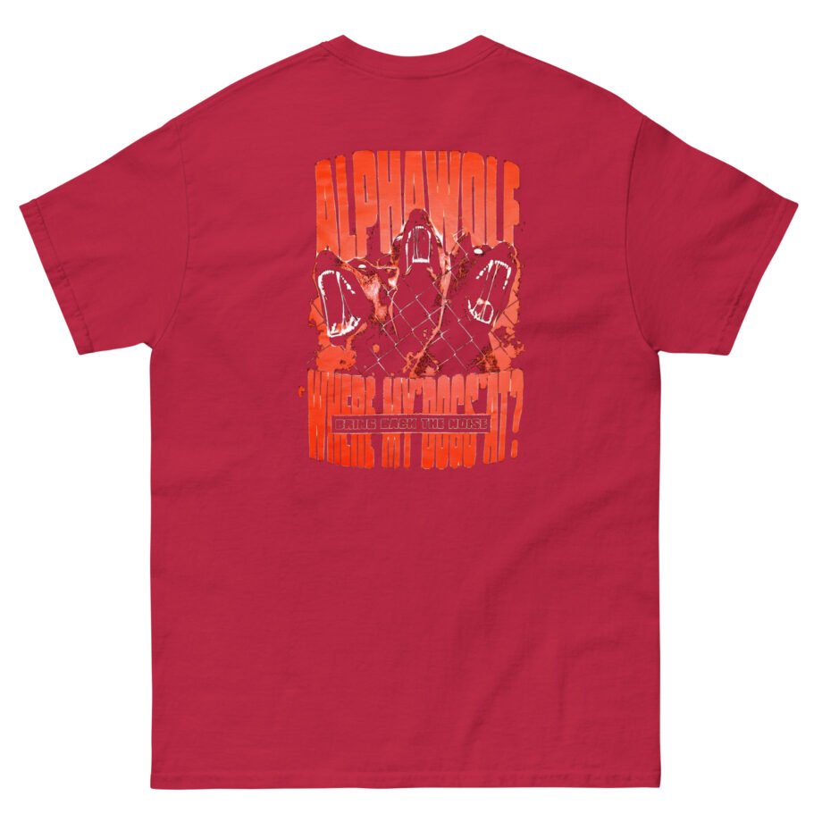 Alpha Wolf Where My Dogs at Unisex classic tee
