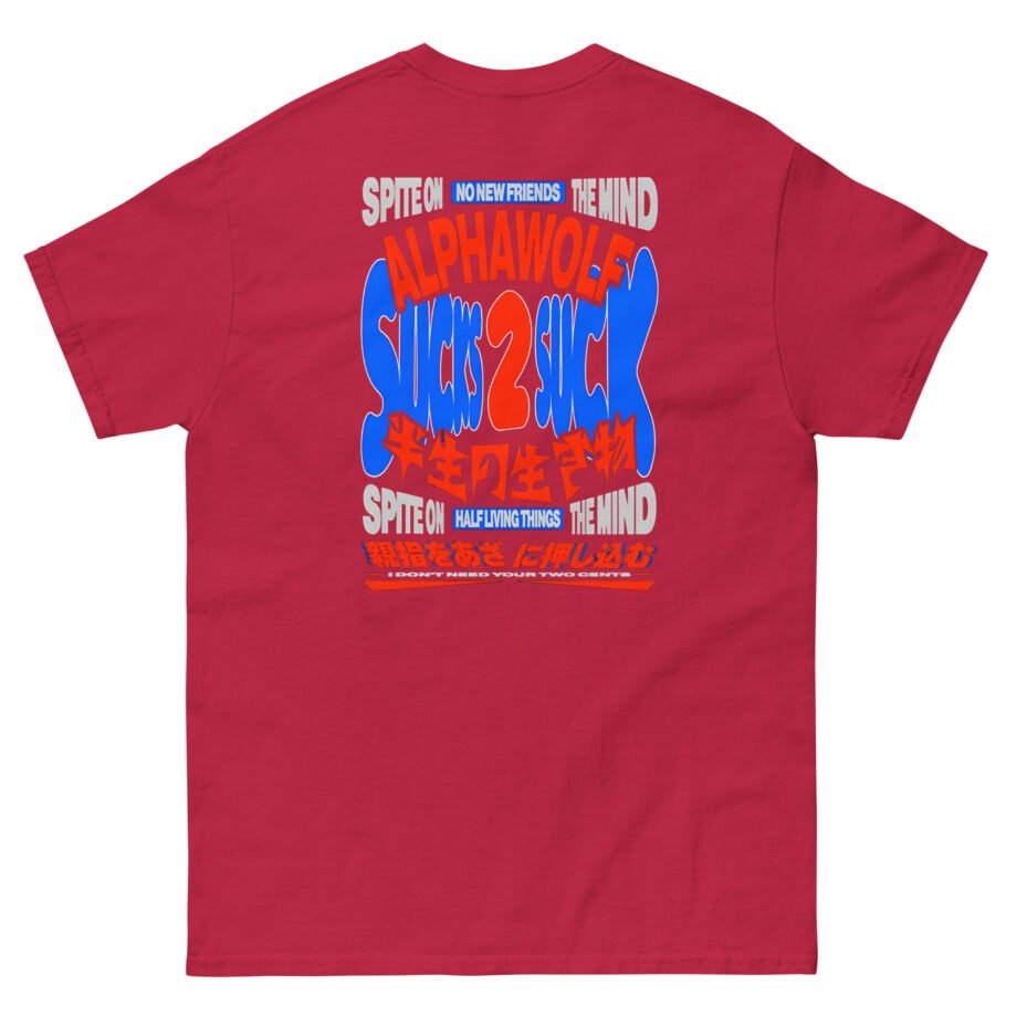 Alpha Wolf Sucks 2 Suck Unisex classic tee