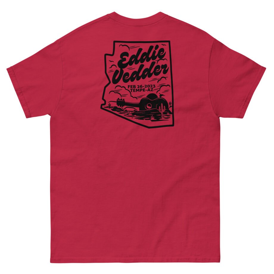 Eddie Vedder AZ Map Unisex classic tee