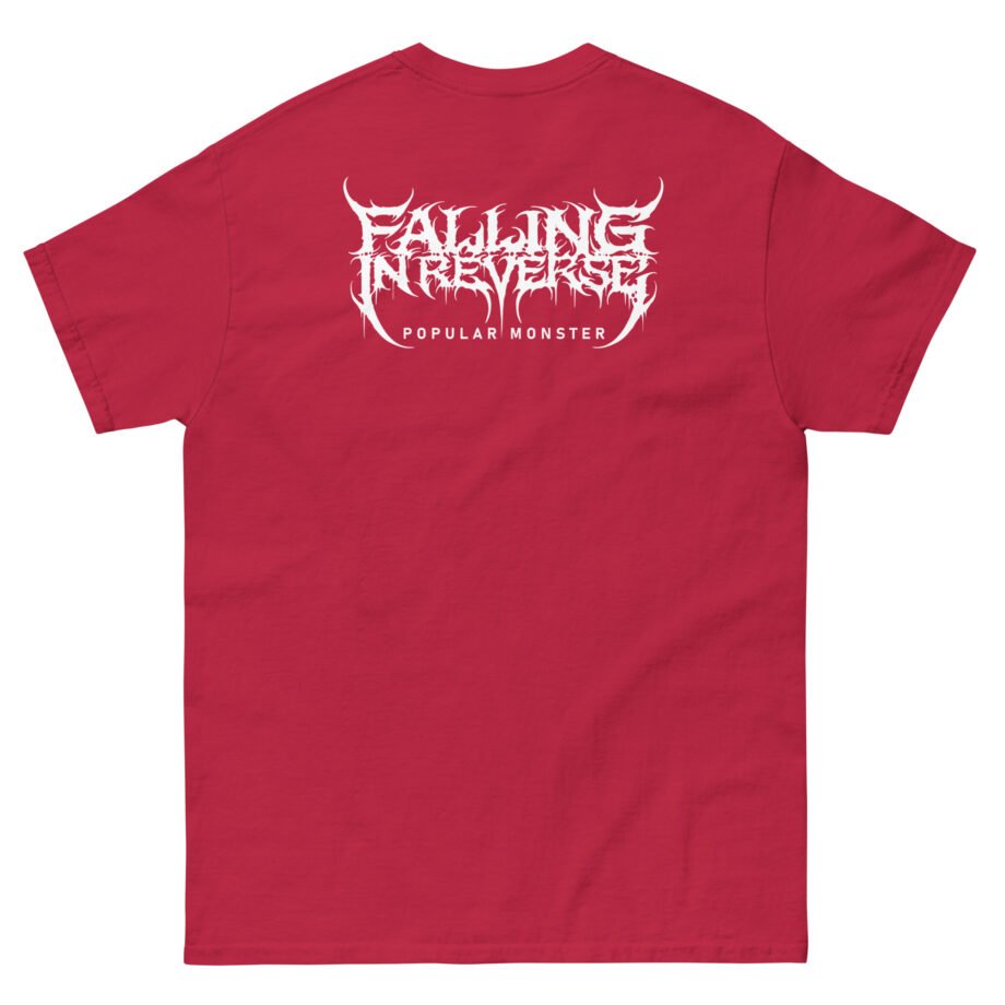 Falling in Reverse Popular Monster Cover and Back Logo Unisex classic tee
