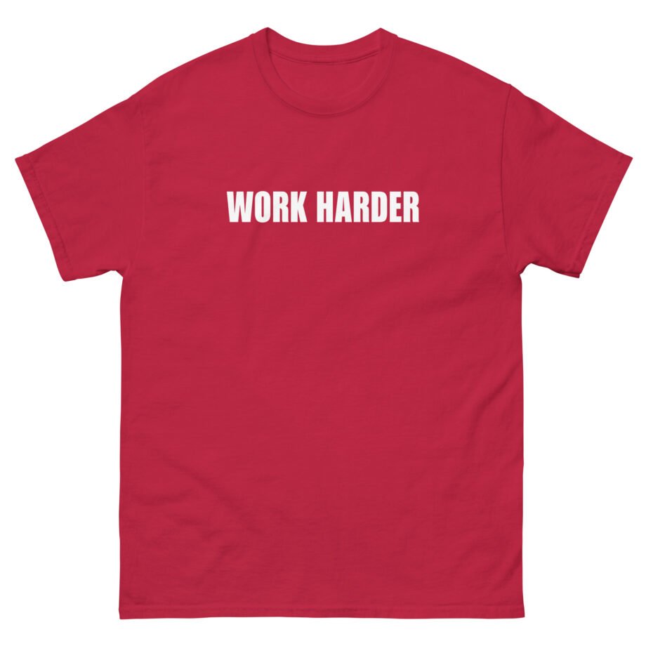 Casey Neistat Work Harder Unisex classic tee