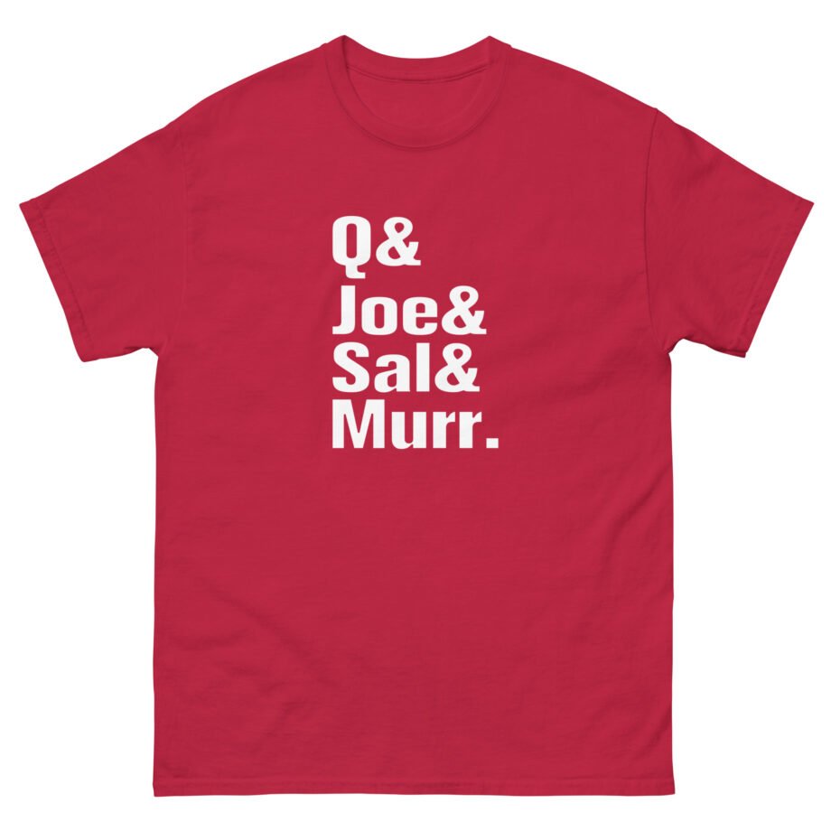Impractical Jokers Q& Joe& Sal& Murr Unisex classic tee